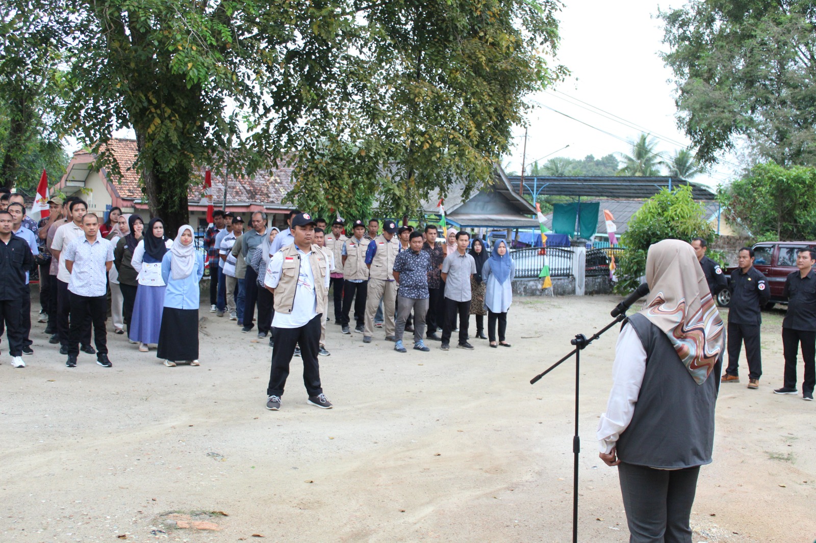 Apel Kesiapan Pengawasan Pemutakhiran Data Pemilih Pada Pemilihan Serentak Tahun 2024 di Sekretariat Bawaslu Kabupaten Bangka pada Senin, 24 Juni 2024 