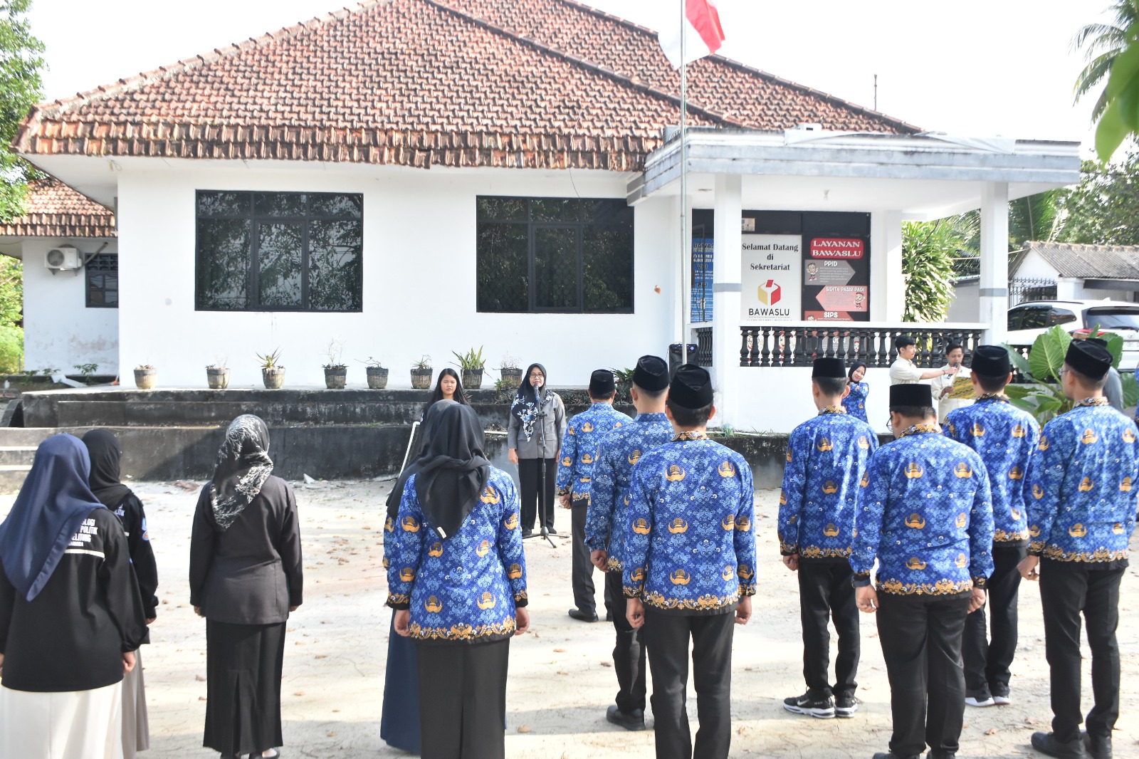 Upacara HUT Ke-79 RI