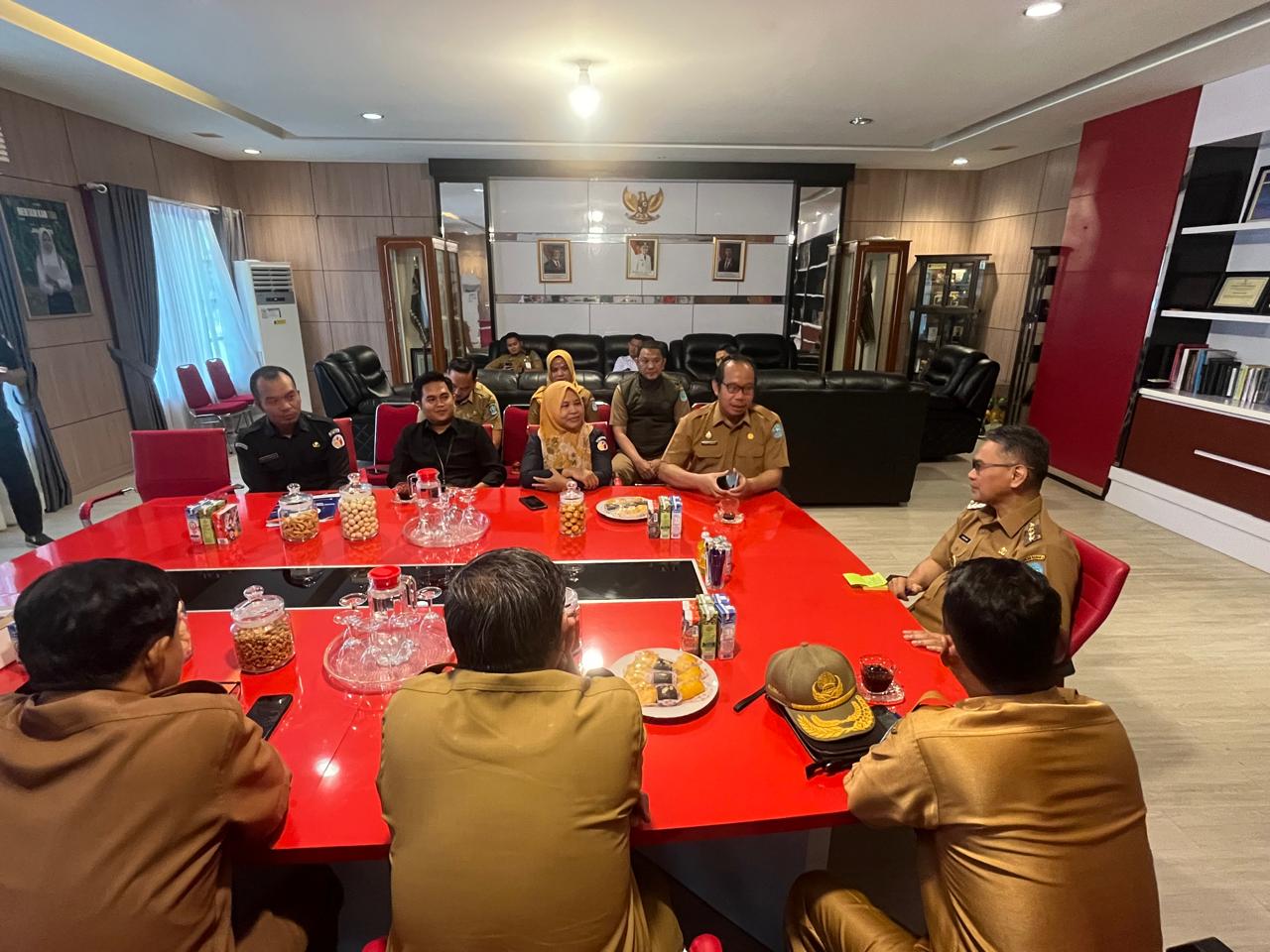 Audiensi Bawaslu Bersama Pj Bupati Bangka dan Jajaran