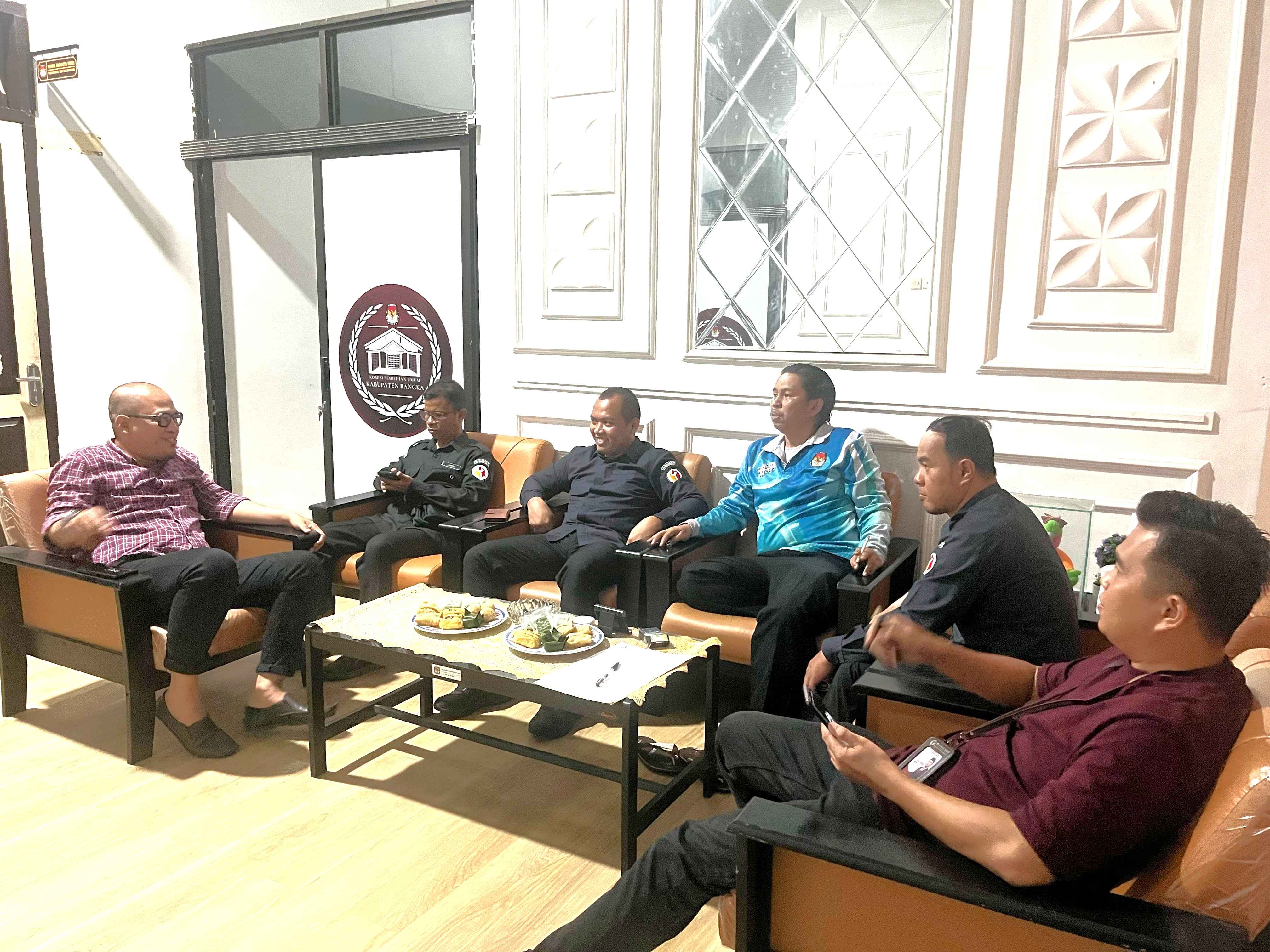 Audiensi Bawaslu Bersama KPU Bangka