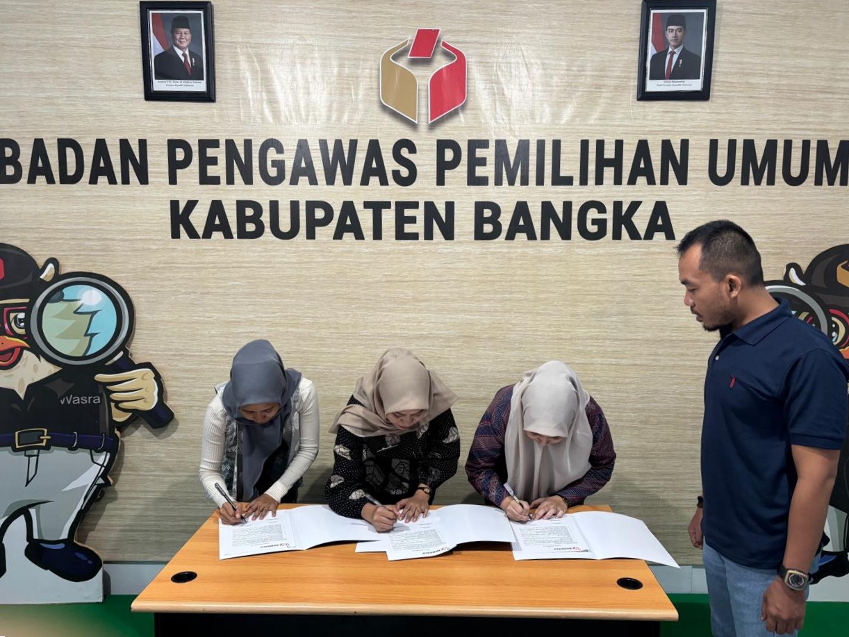 Penandatanganan Pakta Integritas CPNS Bawaslu Bangka
