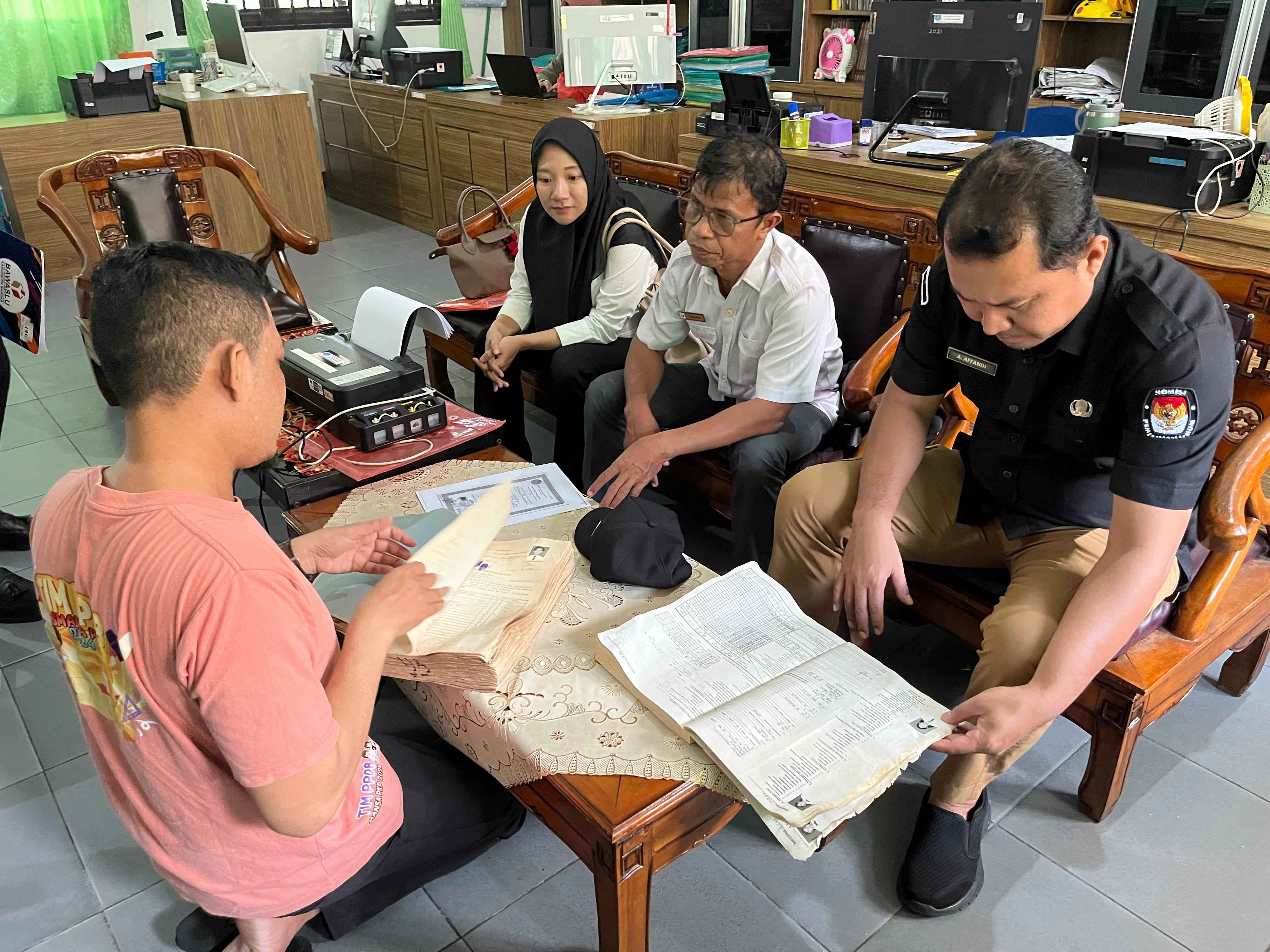 Pemeriksaan Ijazah di SMA Negeri 1 Pangkalpinang