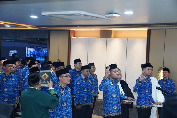 pelantikan PPPK di Bawaslu