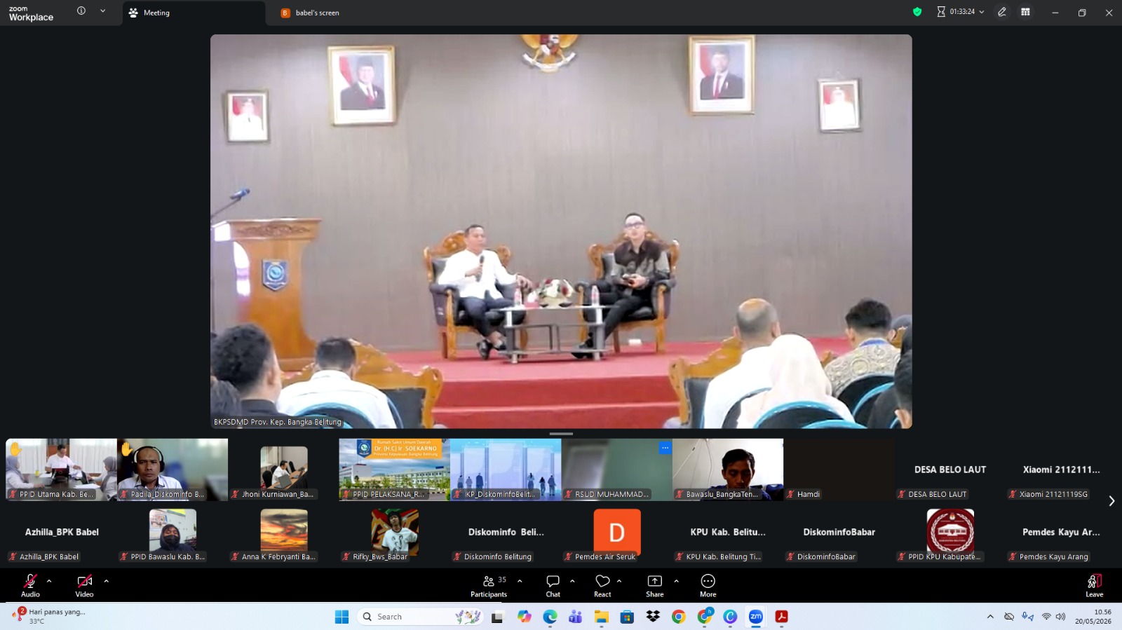 Tangkapan Layar Zoom