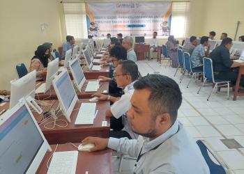 Ujian Tertulis Seleksi Panwascam Bawaslu Kabupaten Bangka