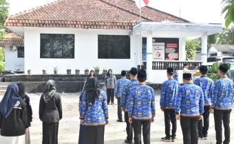 Upacara HUT Ke-79 RI