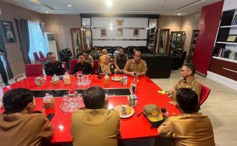 Audiensi Bawaslu Bersama Pj Bupati Bangka dan Jajaran