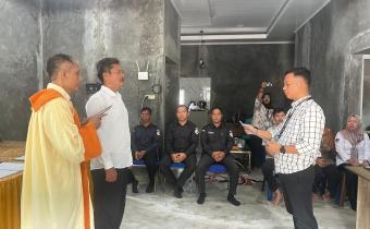 Pelantikan PAW Pengawas Desa Rebo