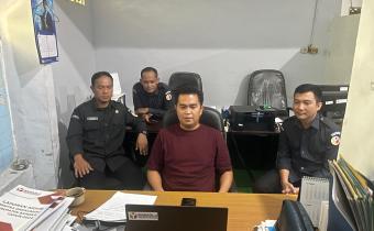 Anggota Bawaslu Bangka, Fega Erora Bersama Jajaran