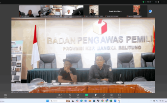 Rapat Pendampingan Monitoring dan Evaluasi Keterbukaan Informasi Publik bagi Bawaslu Kabupaten/Kota Se-Provinsi Kepulauan Bangka Belitung Tahun 2025