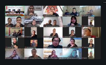 Rapat Persiapan Pelaksanaan Kegiatan Ngabuburit Pengawasan Tahun 2026 Bersama Bawaslu Provinsi Kepulauan Bangka Belitung Melalui Aplikasi Zoom Meeting